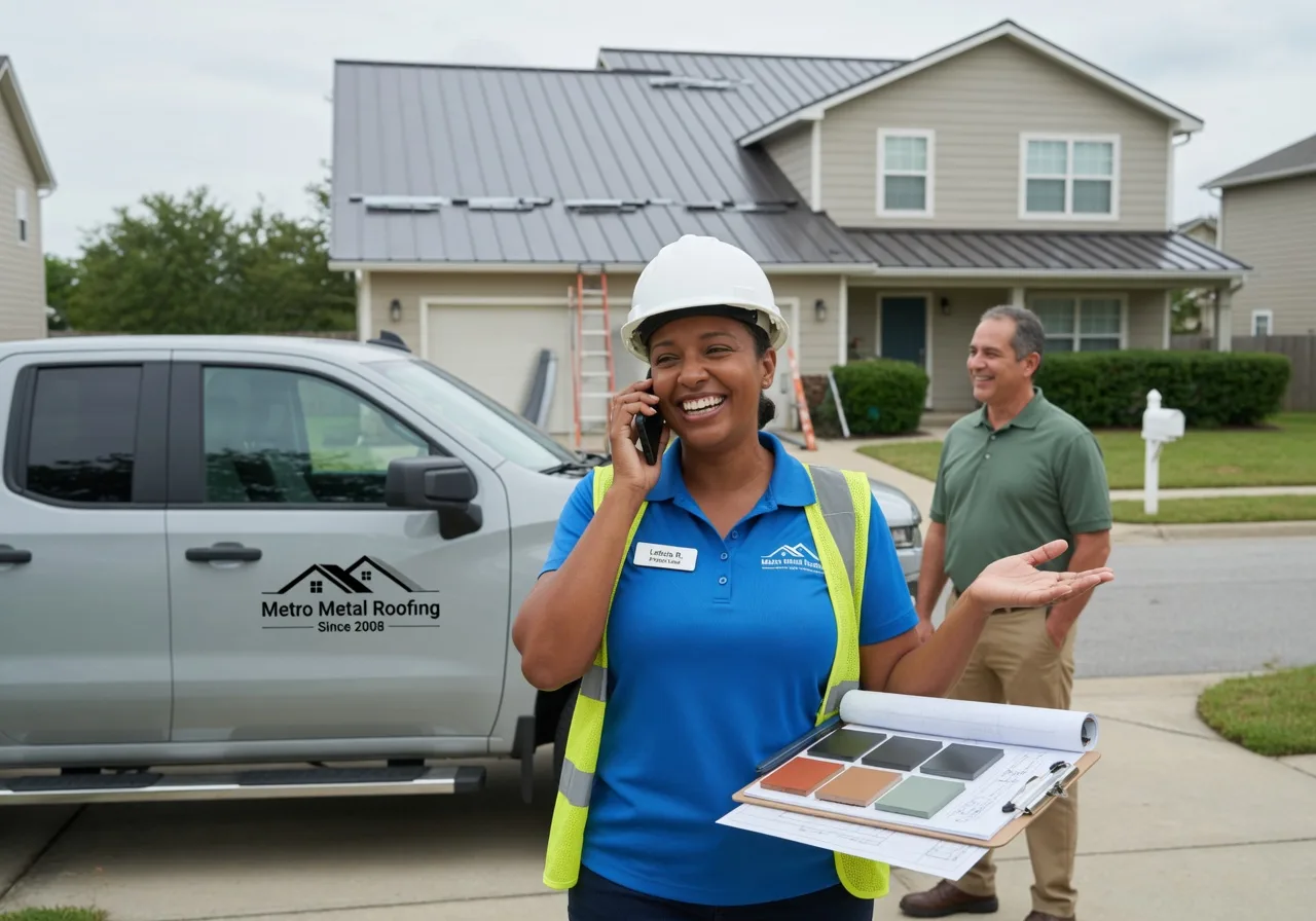 Storm Damage Metal Roof Repair in Union Mills, IN
